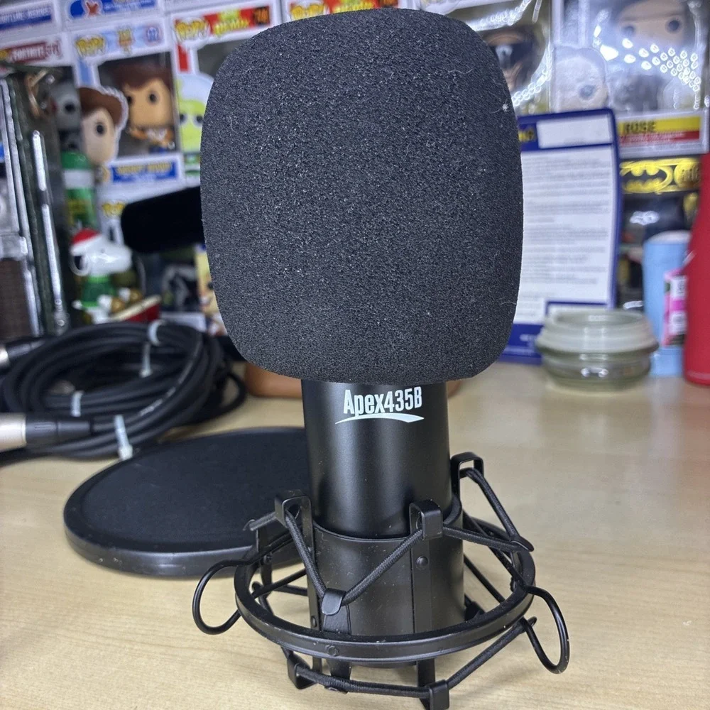 Apex 435B Large Gold Diaphragm Condenser Microphone – Studio-Quality Sound!